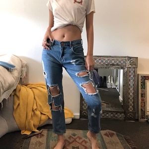 Distressed boyfriend Jeans